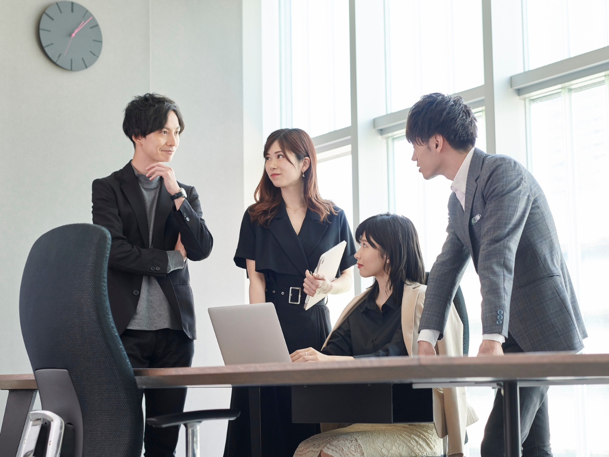 GritLinkが事業課題を整理しながら支援するイメージ